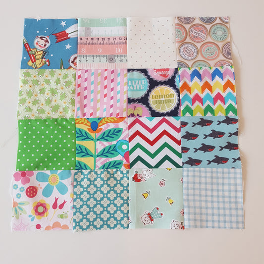 MAKE Simple patchwork blocks