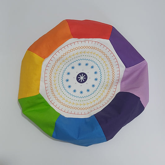 CUT & SEW Rainbow Pouffe