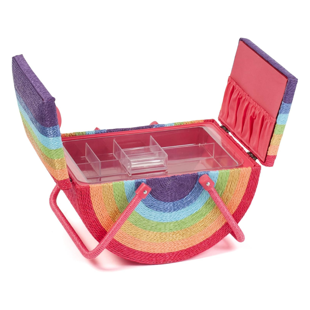 Rainbow sewing box