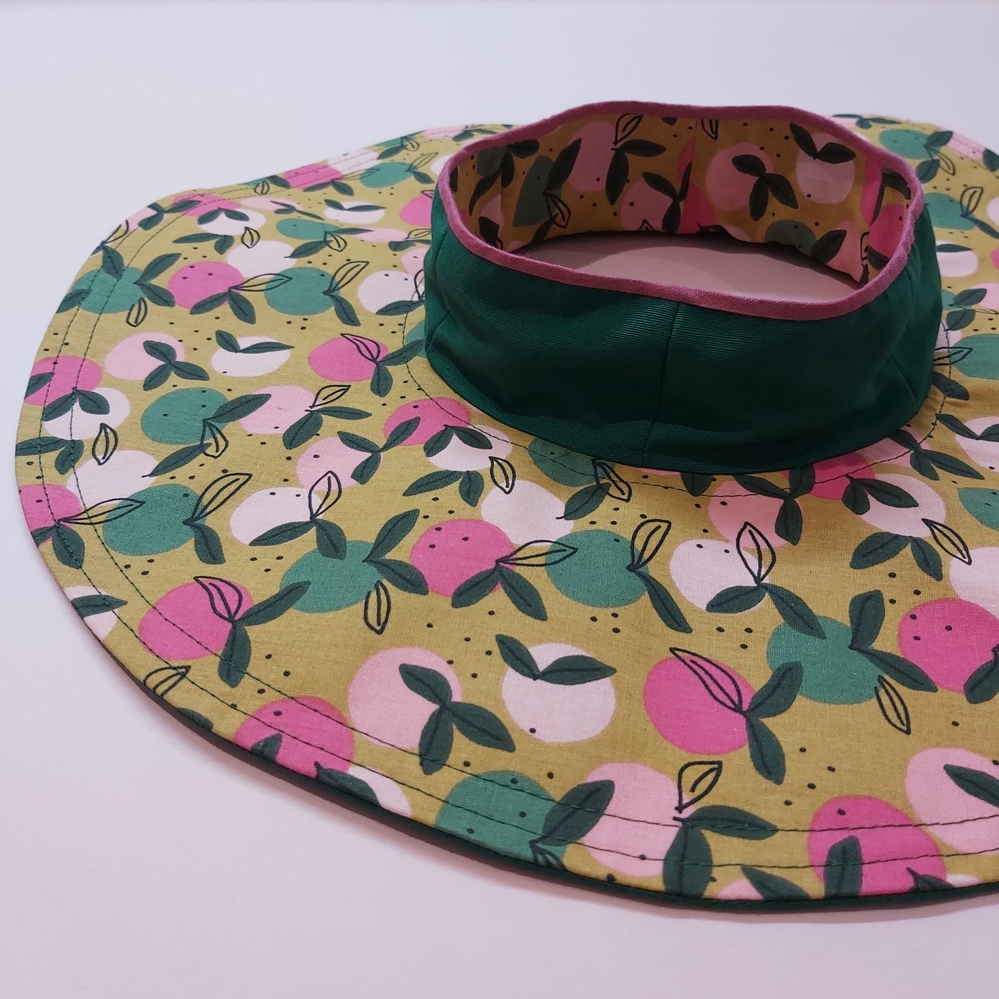 Topless Greystoke Reversible sun hat Sewing pattern