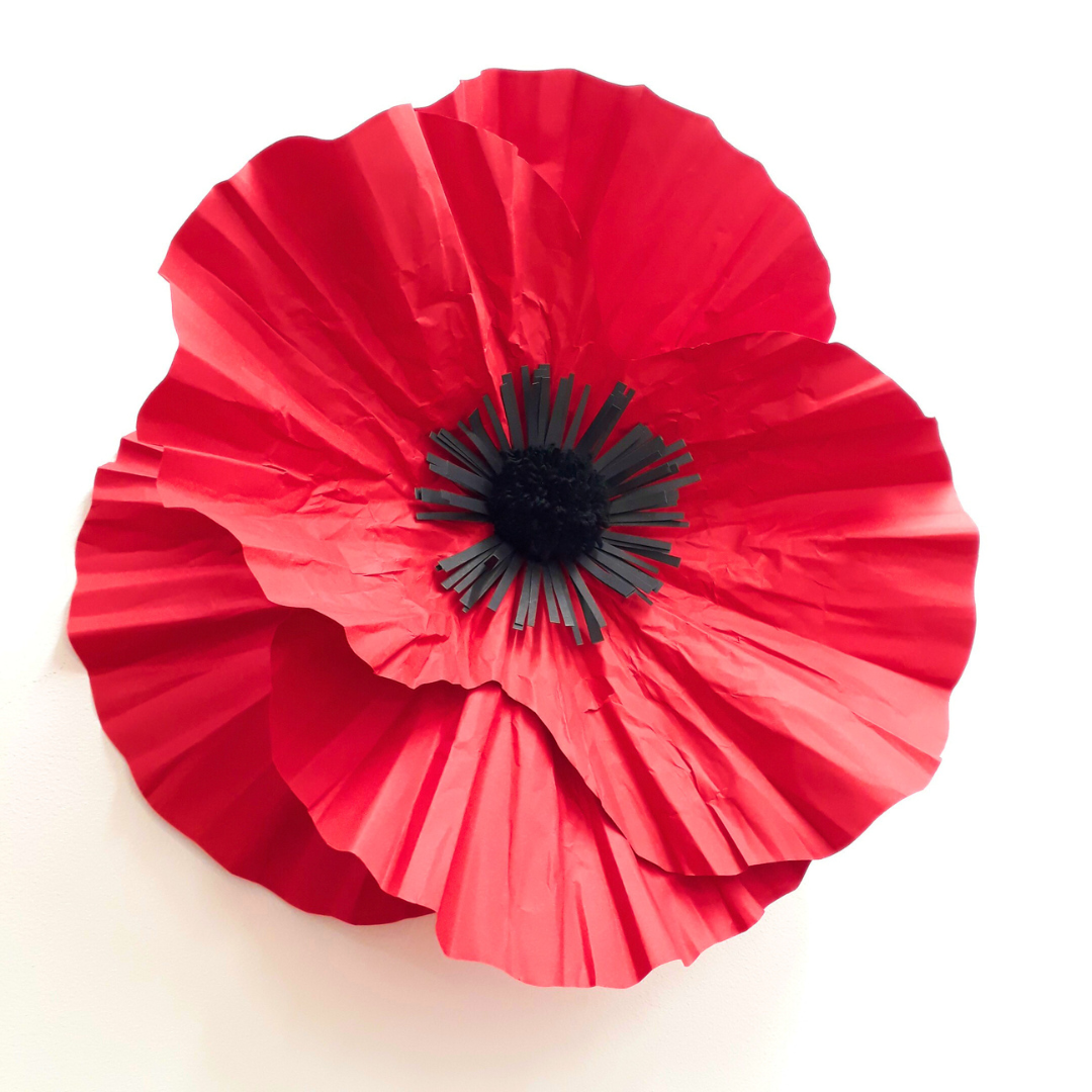 DIY Paper Poppies at Freckles and Co