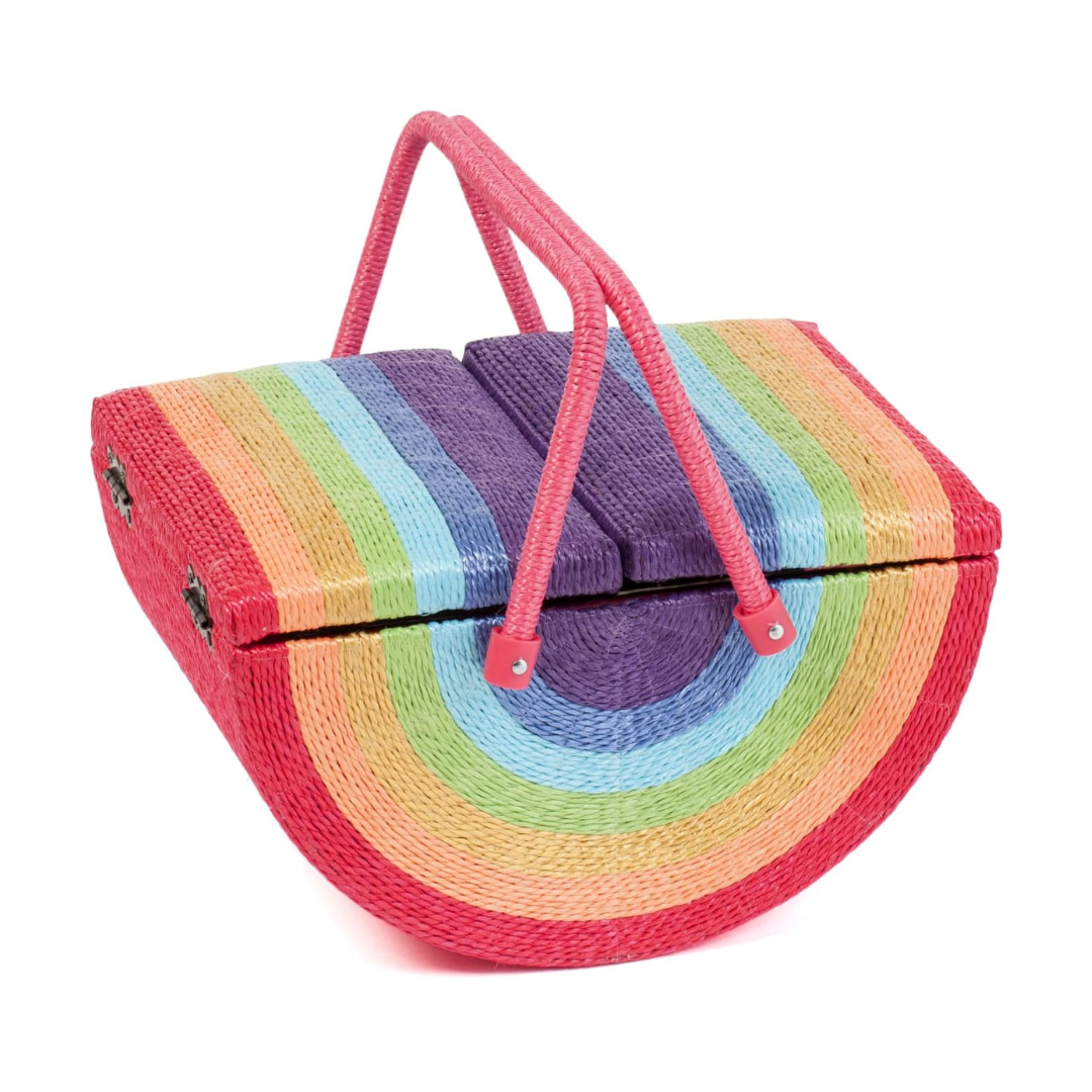 Rainbow sewing box