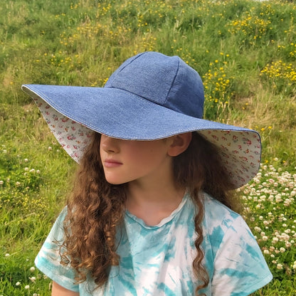 Greystoke Reversible sun hat - Sewing pattern