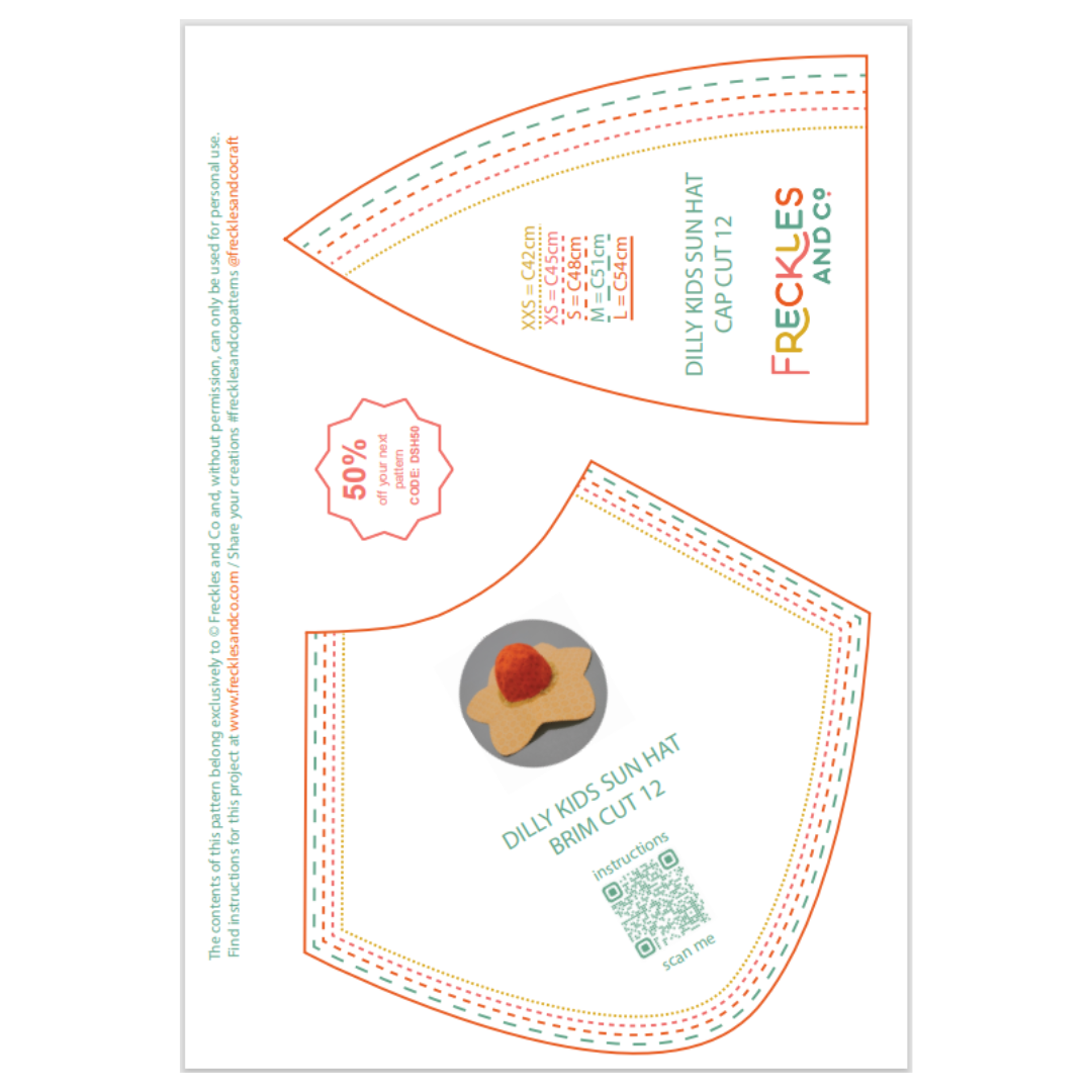 Dilly Kids Sun Hat - Pattern and Instructions