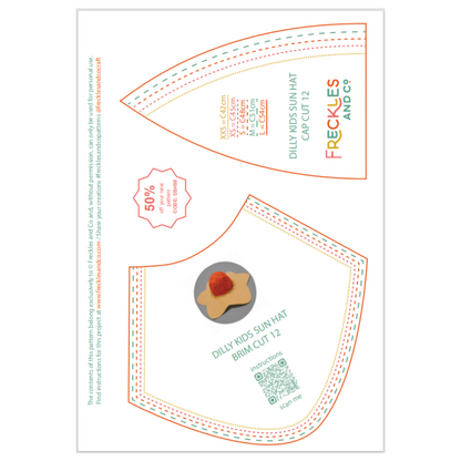 Dilly Kids Sun Hat - Pattern and Instructions