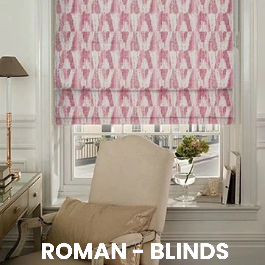 DIY Roman blinds