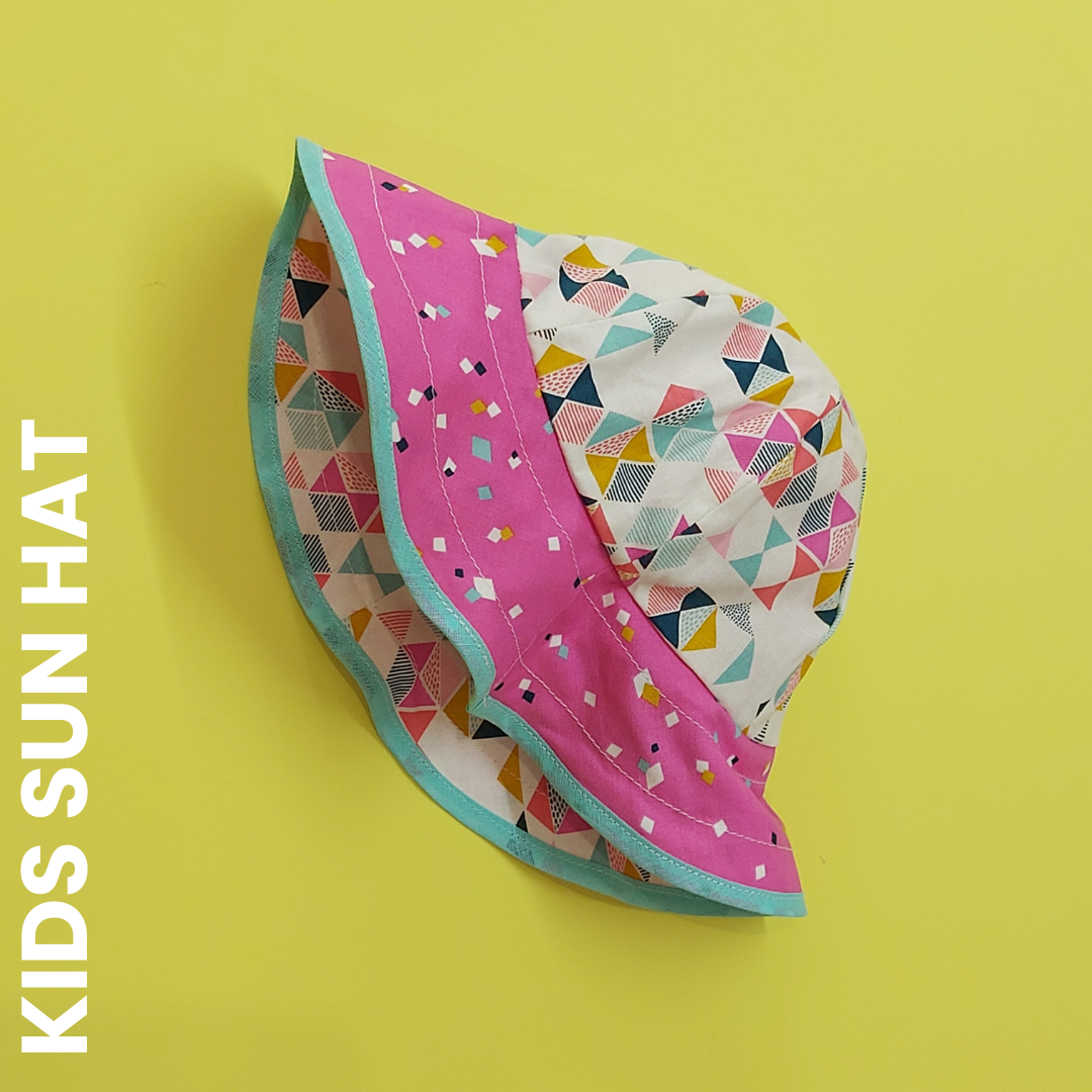 Sun Harness Pattern DIY Reversible Sun Hats - Pattern and Instructions Freckles and Co
