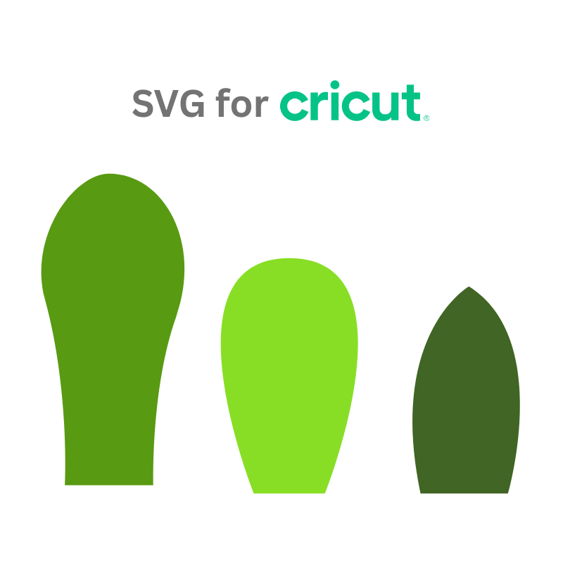 Felt cacti sewing templates SVG for Cricut