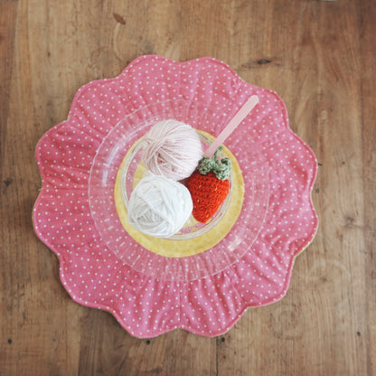 Flower petal place mats sewing pattern
