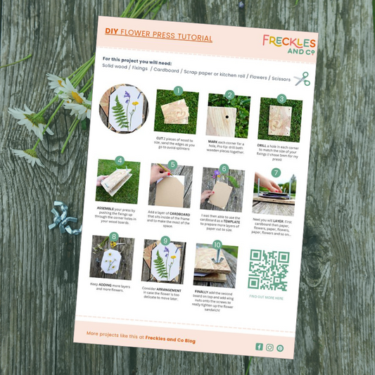DIY Flower Press Instructions