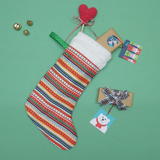 Freckles Christmas Stocking - Sewing pattern and Instructions