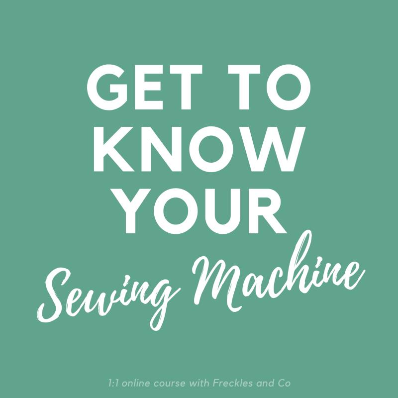 Get to know YOUR sewing machine short course
