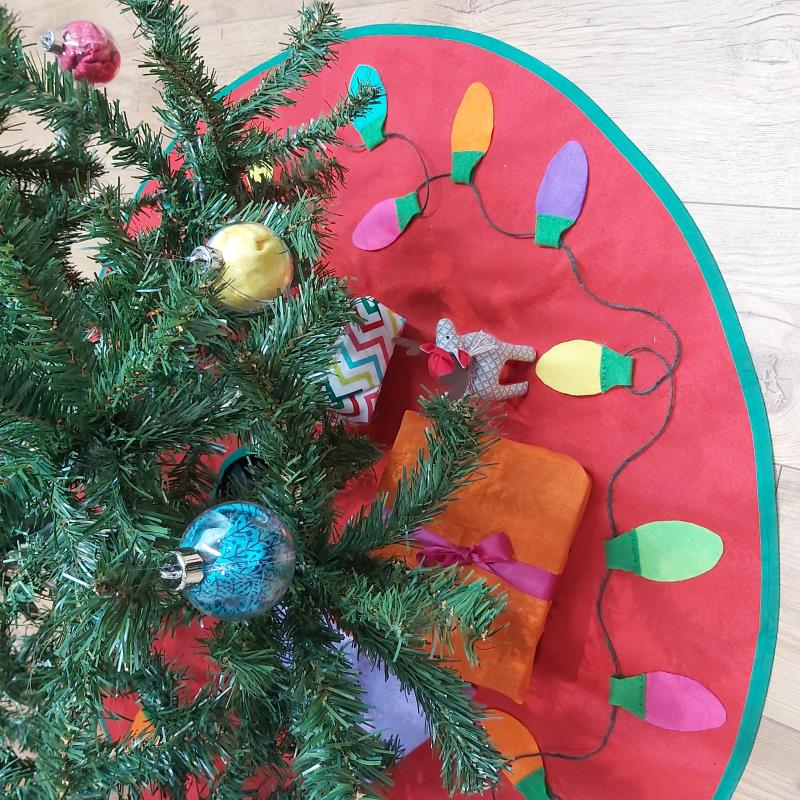Circular Christmas Tree Mat sewing pattern