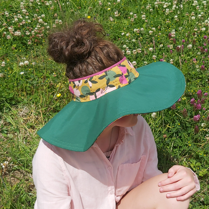 Topless Greystoke Reversible sun hat - Sewing pattern