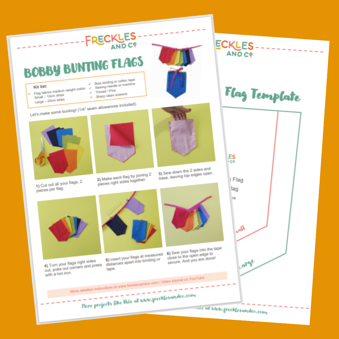 Bobby Bunting - PDF Sewing Pattern