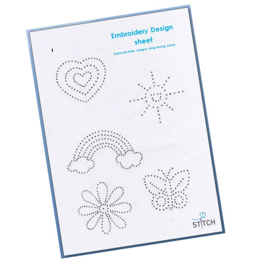 FREE Embroidery design sheet