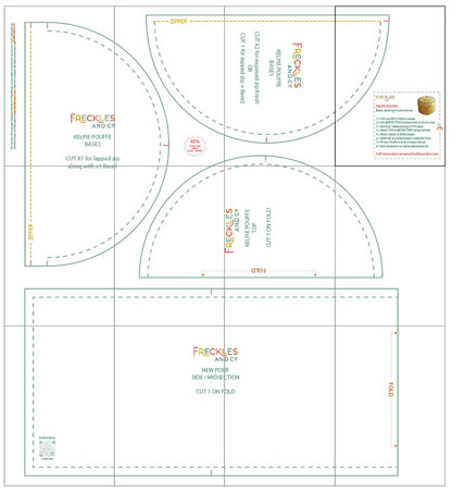 Kelpie Pouffe Sewing Pattern