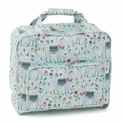 Hobby Gift PVC Sewing Machine Bags at Freckles and Co Sewing Llama print
