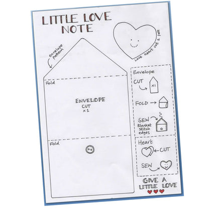 FREE pattern download Little Love Note