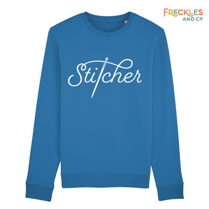 Stitcher Slogan printed sweatshirt